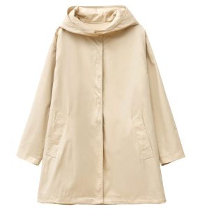 Mäntel & Jacken | Flair – Scandinavian Edition Cape-Regenmantel mit Kapuze – Damen Bekleidung Damen