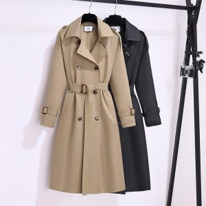 Mäntel & Jacken | Jenna – Double Breasted Belted Trench Coat – Damen Bekleidung Damen